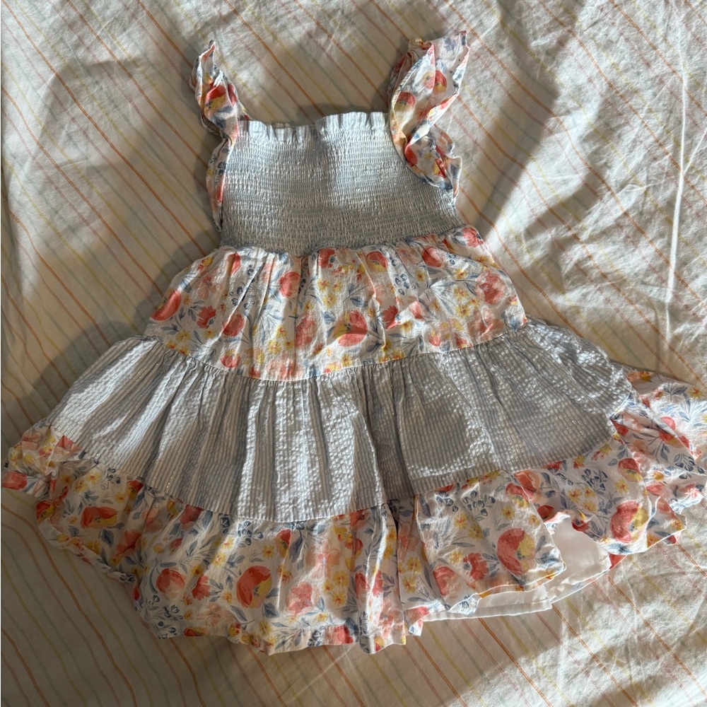Tommy Bahama Kids Dress with Floral and Stripes